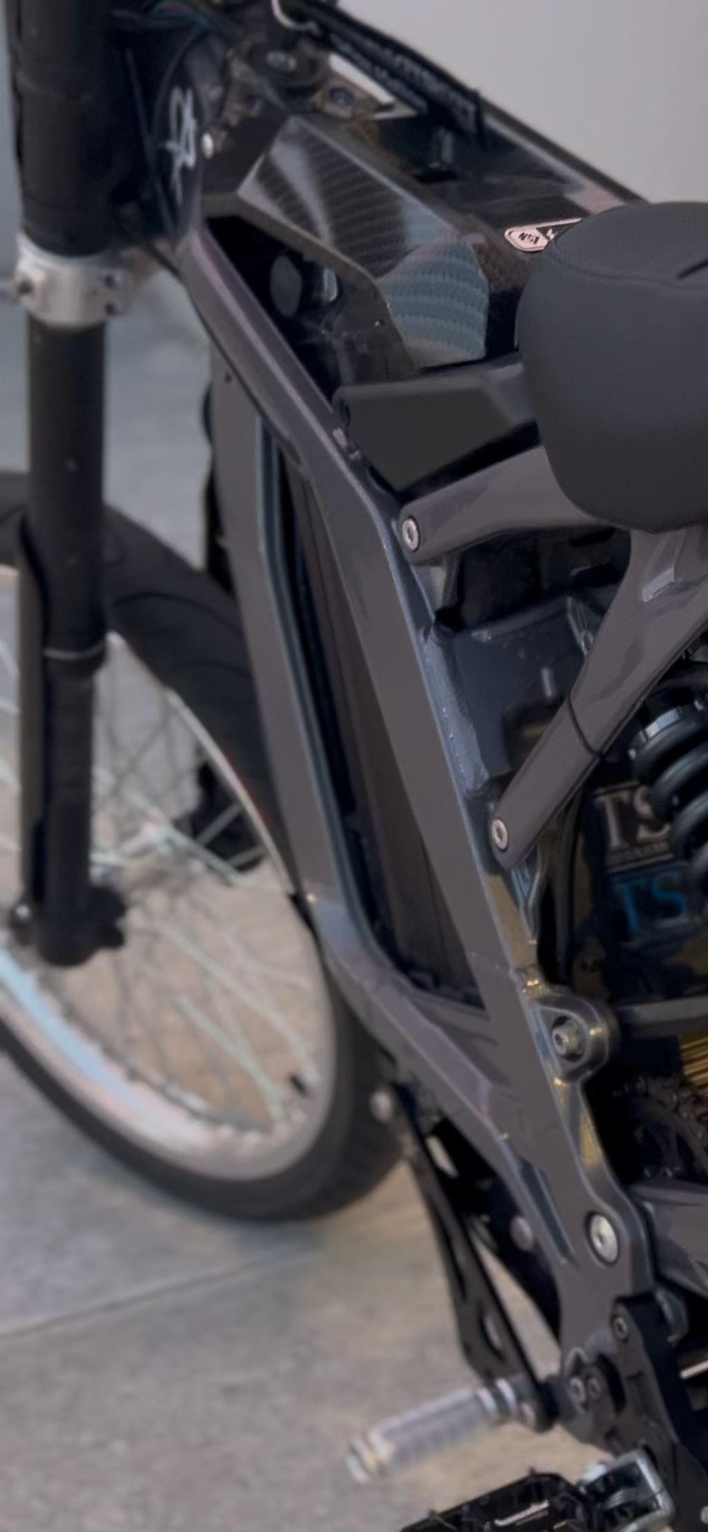 Surron Carbon Fiber style battery Lid